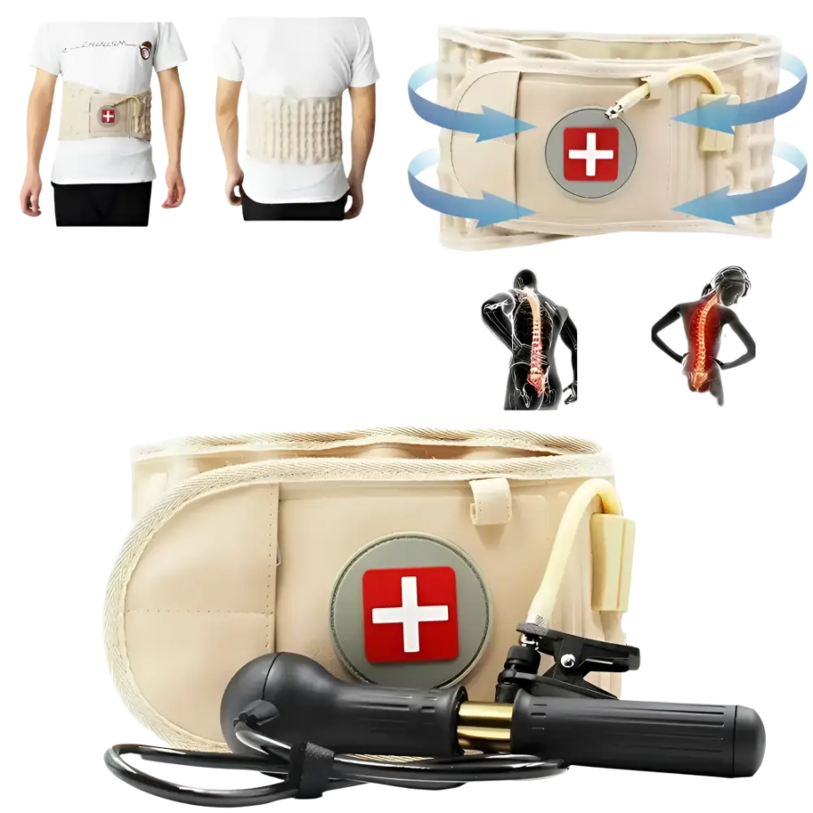 Aufblasbarer Lendenwirbel-Gürtel