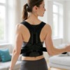 Haltungskorrektor Sport, getragen, Ansicht von hinten Haltungskorrektor Sport, getragen, Ansicht von hinten