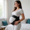 Ein Schwangerschafts-Bauchband zur Unterstützung für werdende Mamas