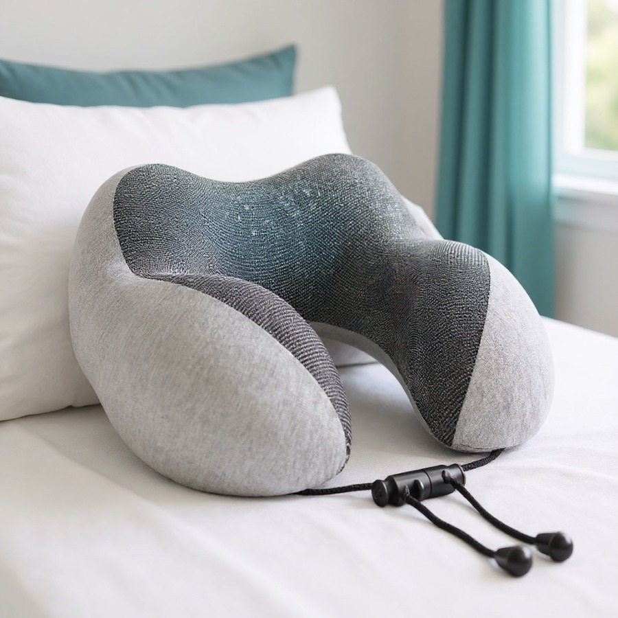 Reisekissen aus Memory-Schaum für das Bett