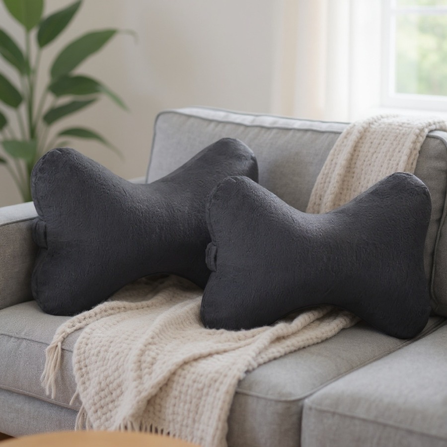 Zwei Memory-Reisekissen für das Sofa Zwei Memory-Reisekissen für das Sofa
