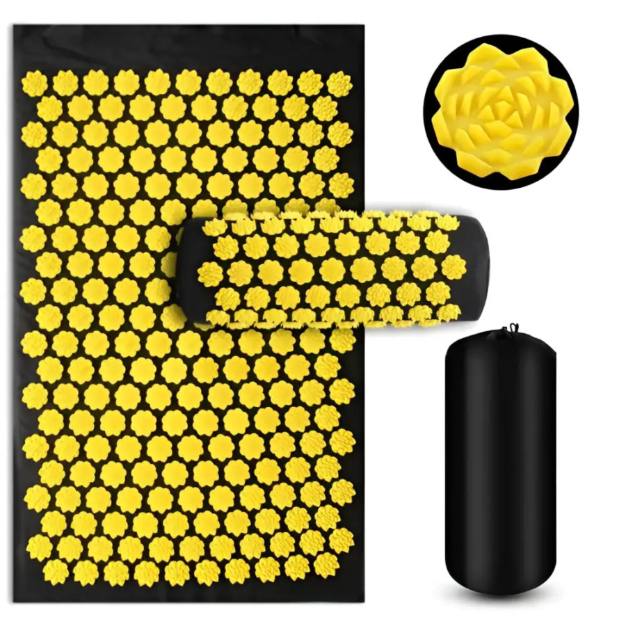 Tapis à Picots Fleur de Guérison → Mata Akupresurowa Kwiat Relaksu Akupressurmatte Blume der Entspannung
