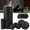 Set mit Massagerollen und Yoga-Rollen, 5-teilig