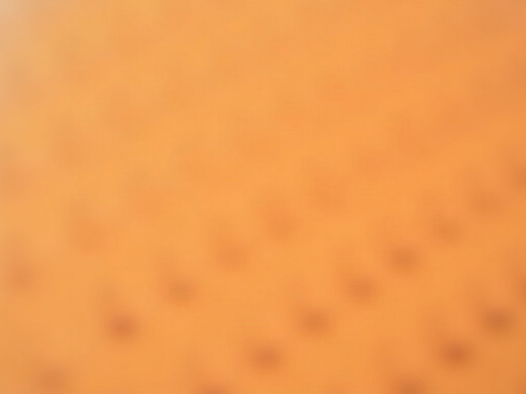 Nahaufnahme der Punkte einer Akupressurmatte in Orange