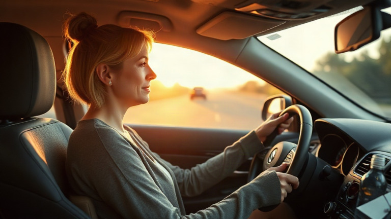 Langes Autofahren: So entlastest du deinen Rücken am Steuer